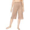 Comfort Choice Plus Size Snip-To-Fit Culotte(Nude)