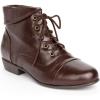 Comfortview Women’s Wide Width The Darcy Bootie(Brown)