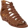 Comfortview Women’s Wide Width The Helen Sandal(Cognac)