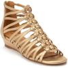 Comfortview Women’s Wide Width The Helen Sandal(Gold)