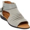 Comfortview Women’s Wide Width The Payton Shootie(Pale Grey)