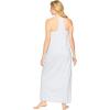 Dreams & Co. Plus Size Breezy Eyelet Knit Long Nightgown(Classic White)
