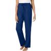 Dreams & Co. Plus Size Knit Sleep Pant(Evening Blue)