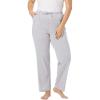 Dreams & Co. Plus Size Knit Sleep Pant(Heather Grey)