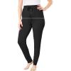 Dreams & Co. Plus Size Relaxed Pajama Pant(Black)