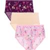 Plus Size Full Coverage Microfiber Panty 3-Pack(Assorted Floral Pack)