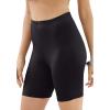 Swim 365 Women’s Plus Size High-Waist Swim Bike Short(Black)