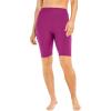 Swim 365 Women’s Plus Size High-Waist Swim Bike Short(Fuchsia)