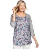 Heather Grey Floral
