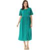 Woman Within Women’s Plus Size(Green Polka Dot)