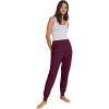 ellos Plus Size Knit Jogger Sleep Pants(Midnight Berry)