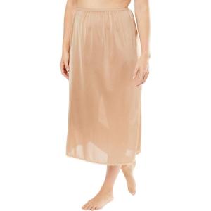 Comfort Choice Plus Size 2-Pack 31″ Half Slip(Nude)