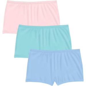 Comfort Choice Plus Size Boy Short 3-Pack(Pastel Pack)