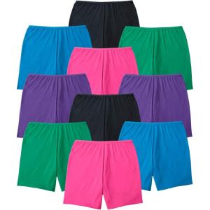 Comfort Choice Plus Size Cotton Boxer 10-Pack(Bright Pack)
