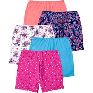 Comfort Choice Plus Size Cotton Boxer 5-Pack(Diamond Pack)