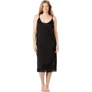 Comfort Choice Plus Size Full Slip Snip-To-Fit Dress Liner(Black)