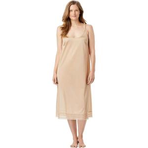 Comfort Choice Plus Size Full Slip Snip-To-Fit Dress Liner(Nude)