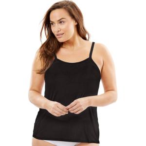 Comfort Choice Plus Size Modal Cami(Black)