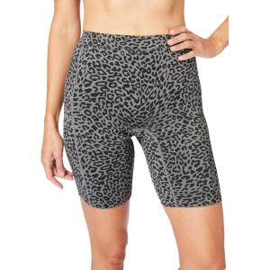 Comfort Choice Plus Size Seamless Boxer(Slate Animal)
