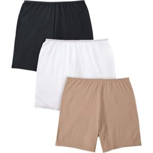 Comfort Choice Plus Size Stretch Cotton Boxer 3-Pack(Basic Pack)