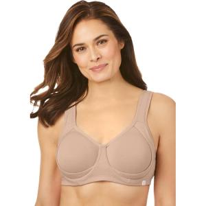 Comfort Choice Women’s Plus Size Out Wire Bra(Nude)