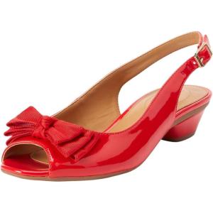 Comfortview Women’s The Reagan Slingback (Wide Widths Available)(Hot Red)