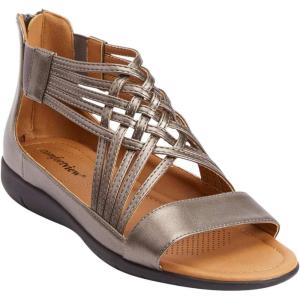 Comfortview Women’s Wide Width Alicia Sandal(Gunmetal)