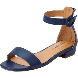 Comfortview Women’s Wide Width The Alora Sandal(Navy)
