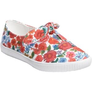 Comfortview Women’s Wide Width The Anzani Sneaker(Gardenia Floral)