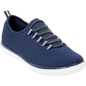 Comfortview Women’s Wide Width The Ariya Sneaker(Navy)