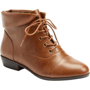Comfortview Women’s Wide Width The Darcy Bootie(Cognac)