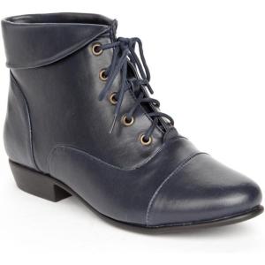Comfortview Women’s Wide Width The Darcy Bootie(Navy)
