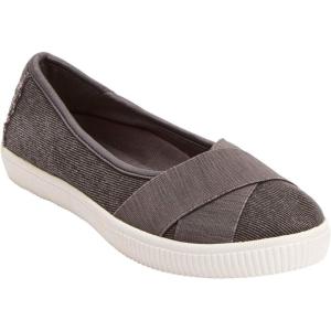 Comfortview Women’s Wide Width The Jazlyn Slip-On(Slate Grey)