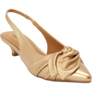 Comfortview Women’s Wide Width The Tia Slingback(Gold)