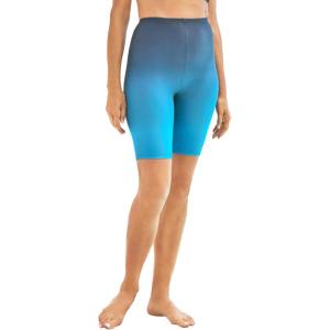 Swim 365 Women’s Plus Size High-Waist Swim Bike Short(Dip Dye)