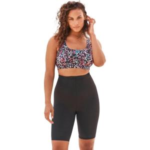 Swimsuits For All Swim 365 Women’s Plus Size Scoop Neck Swim Bra(Party Multi)