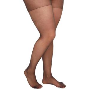 Women’s Plus Size Daysheer Pantyhose(Black)