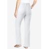 Woman Within Plus Size Tall Stretch Denim Five-Pocket Bootcut Jeans – 20 T, White