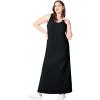 ellos Plus Size Sleeveless Knit Maxi Dress(Black)