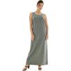 ellos Plus Size Sleeveless Knit Maxi Dress(Desert Green)