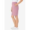 Woman Within Plus Size 7-Day Knit Short(Dusty Pink)