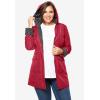 Woman Within Plus Size Dot Trim Raincoat(New Khaki)