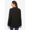 Woman Within Plus Size Perfect Mockneck Tunic(Black)