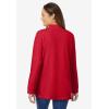 Woman Within Plus Size Perfect Mockneck Tunic(Classic Red)