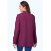 Woman Within Plus Size Perfect Mockneck Tunic(Deep Claret)