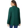 Woman Within Plus Size Perfect Mockneck Tunic(Emerald Green)