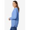 Woman Within Plus Size Perfect Mockneck Tunic(French Blue)