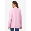 Woman Within Plus Size Perfect Mockneck Tunic(Pink)