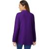 Woman Within Plus Size Perfect Mockneck Tunic(Radiant Purple)