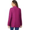 Woman Within Plus Size Perfect Mockneck Tunic(Raspberry)